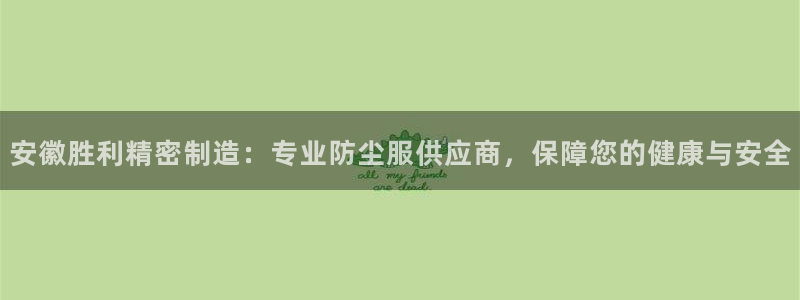 彩神8是正规平台吗是正品吗：安徽胜利精密制造：专业防尘服供应商，保障您的健康与安全
