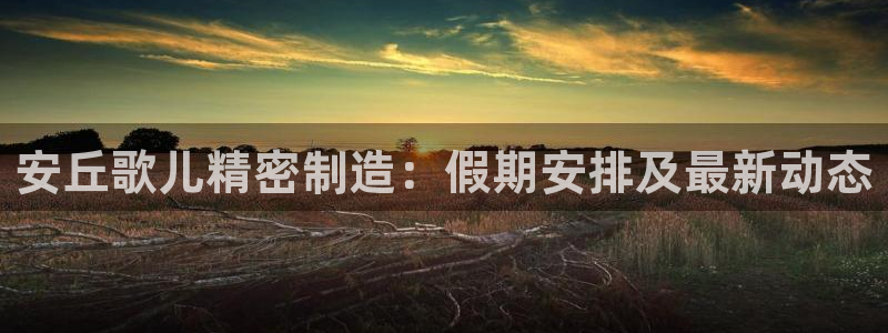 彩神趣购彩用户注册：安丘歌儿精密制造：假期安排及最新动态